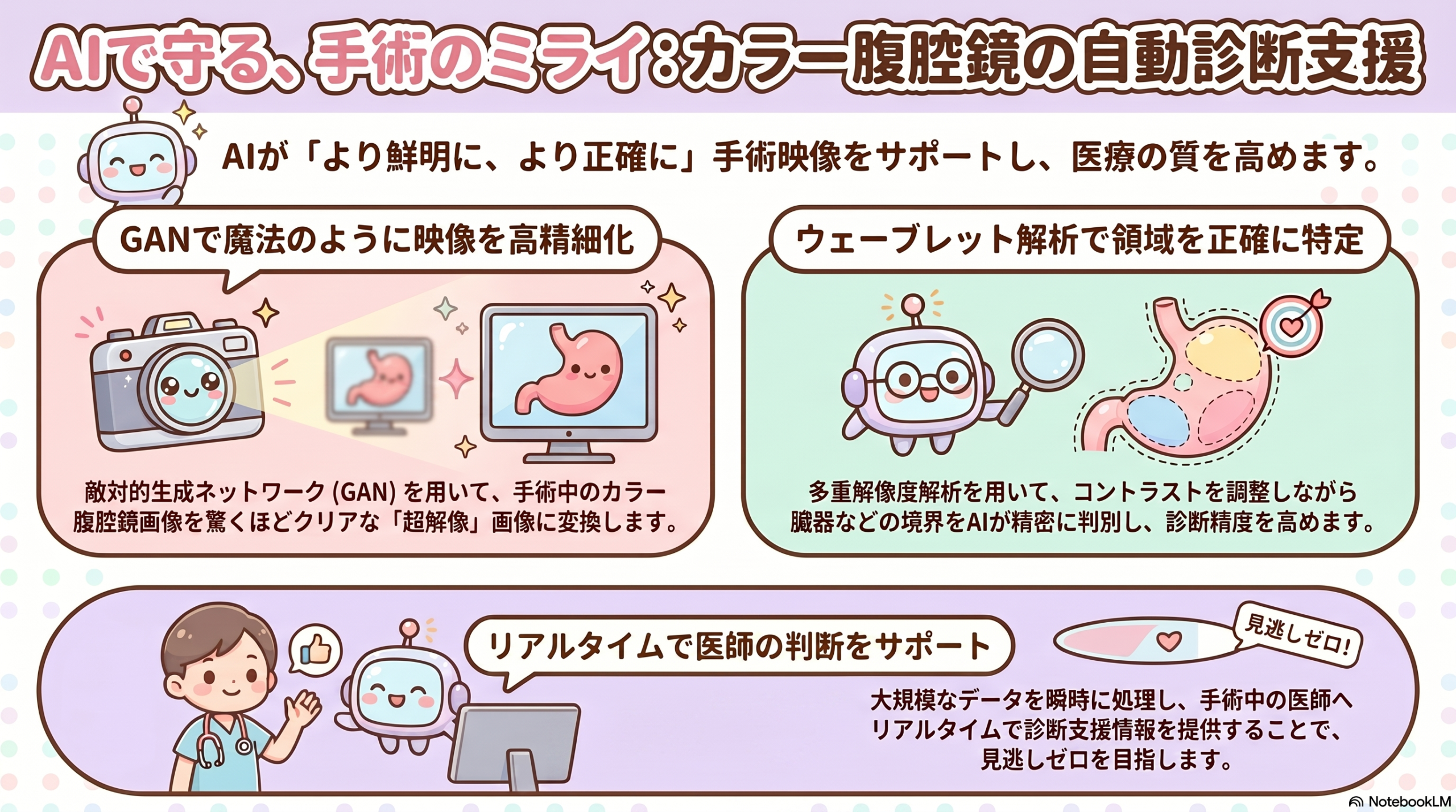 メディカルAIシステムの研究イメージ