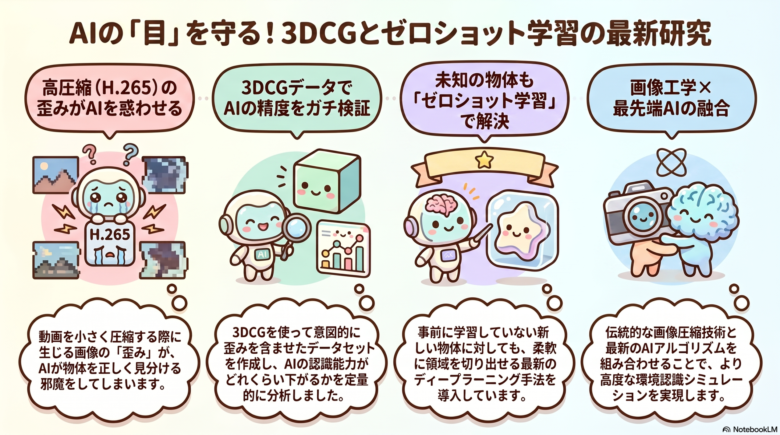 セマンティックセグメンテーションの実験イメージ